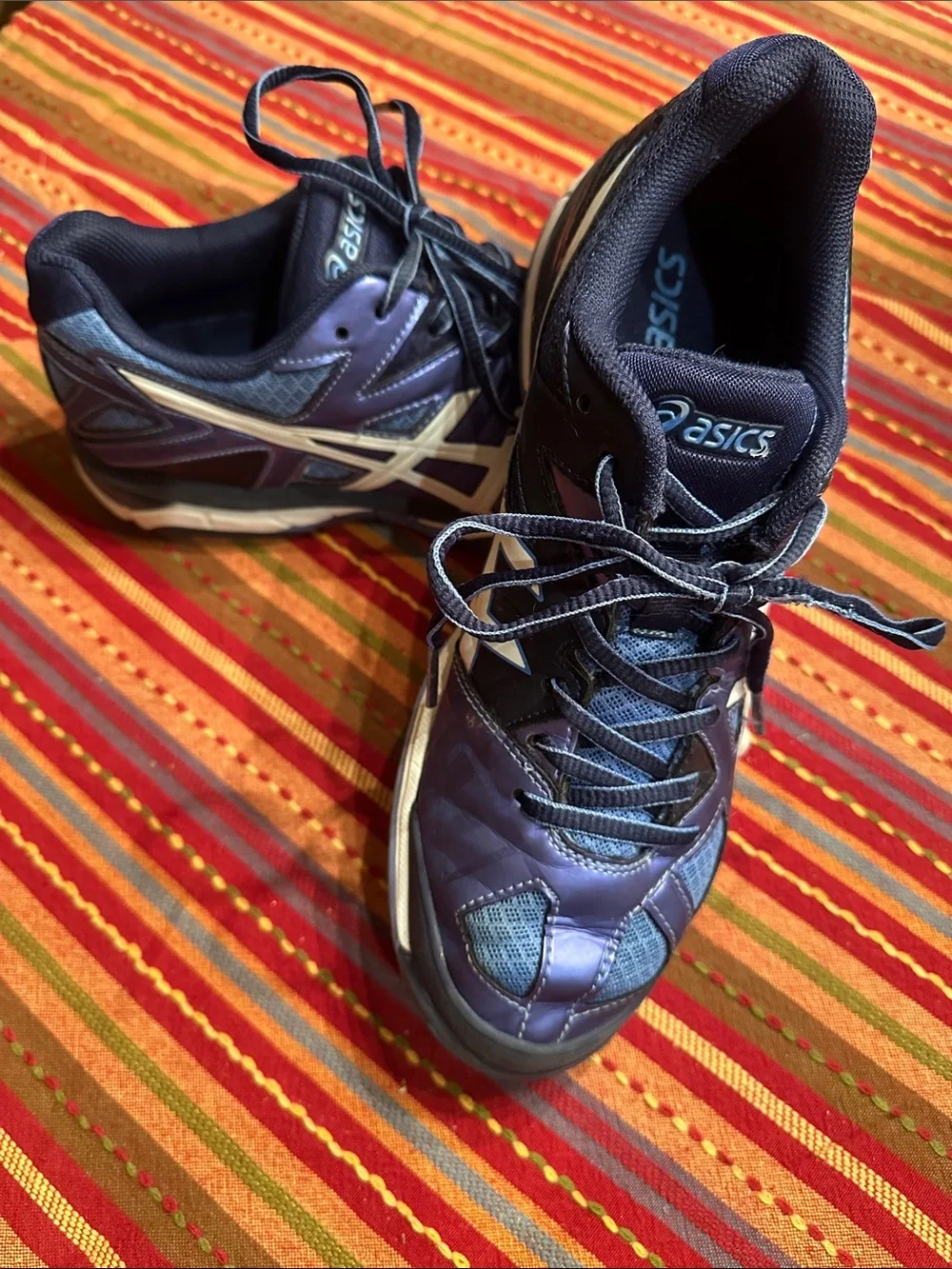 ASICS Women’s Blue Volleyball Shoes 8.5